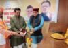 भाजपा मुख्यालय में पार्टी के सभी प्रकोष्ठों के शीर्ष पदाधिकारियों की संयुक्त बैठक हुई अहूर्त