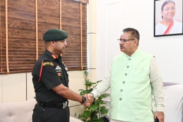 सैनिक कल्याण मंत्री गणेश जोशी से मिले इको गढ़वाल राइफल्स के कमान अधिकारी, हरेला पर्व पर वृक्षारोपण को लेकर हुई चर्चा