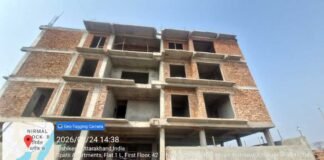 एमडीडीए की बड़ी कार्रवाई, ऋषिकेश में अवैध बहुमंजिला भवन सील